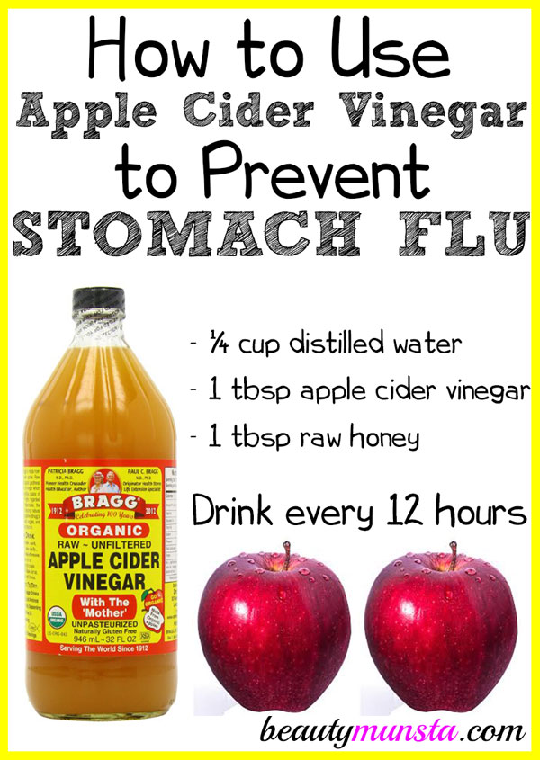 Discover how to use apple cider vinegar to prevent stomach flu in this article! 