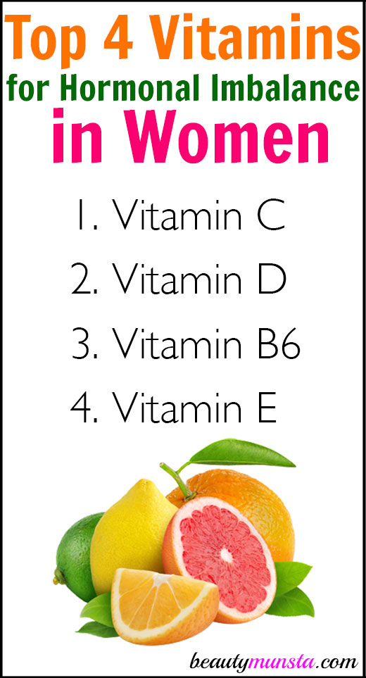 Top 4 Vitamins for Hormonal Imbalance in Women - beautymunsta