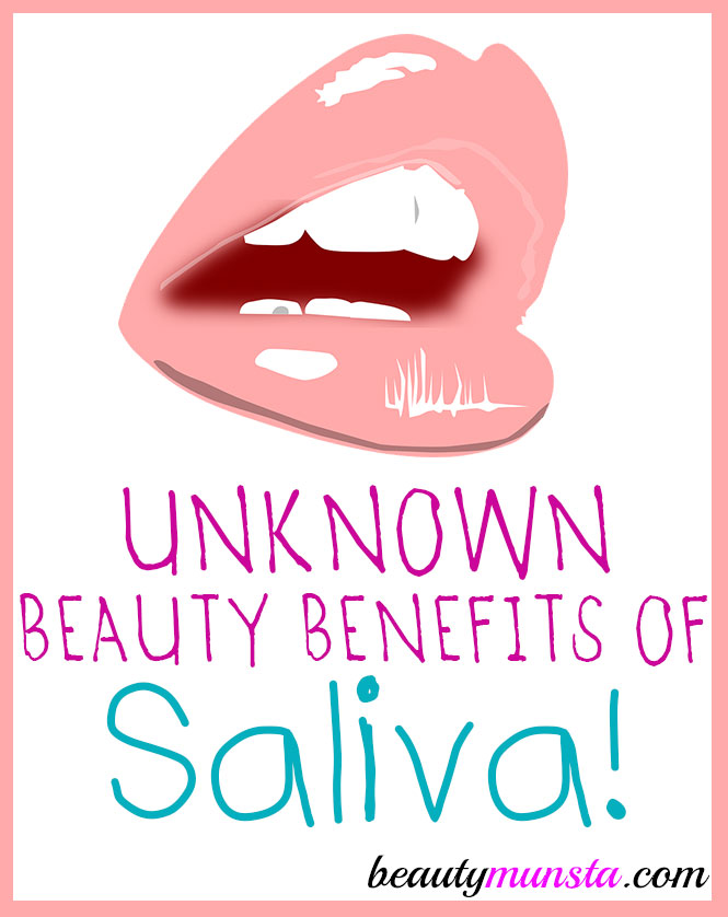 Your mouth will water at all the beauty benefits of saliva that you can benefit from – for free! 