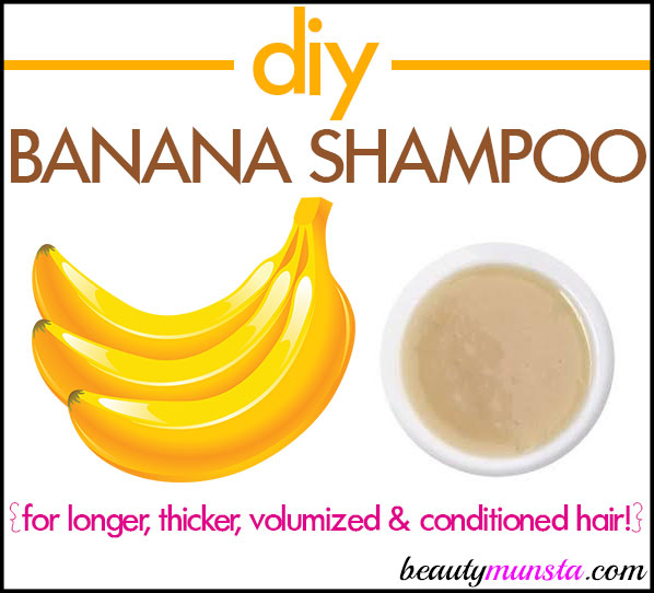 This is my recipe on how to make banana shampoo for shiny hair. Do this treatment weekly for beautiful results!