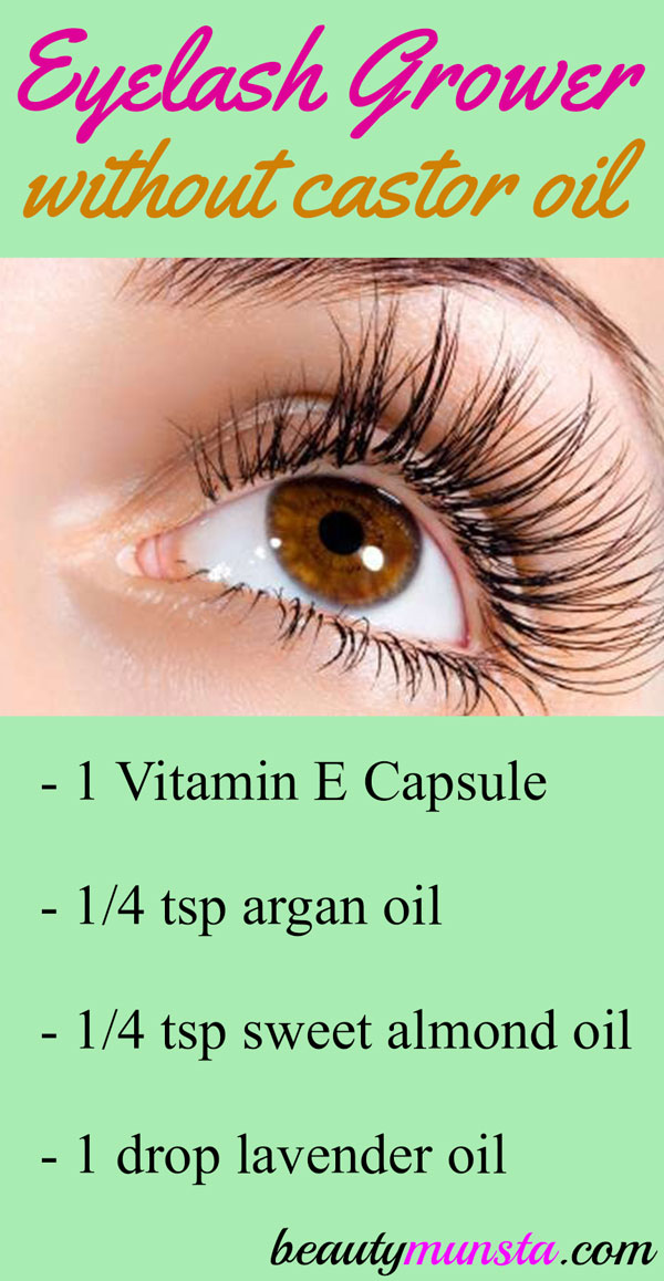 growth castor oil eyelash serum diy without eyelashes grow beautymunsta hair lashes natural homemade eyebrows beauty hacks oils help naturally