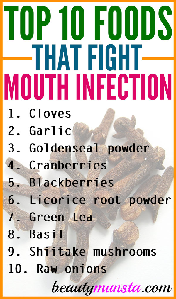 Check out these top 10 foods that fight infection in the mouth! 