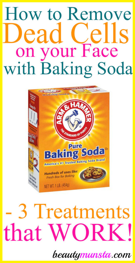 How to Remove Dead Cells from your Face with Baking Soda beautymunsta