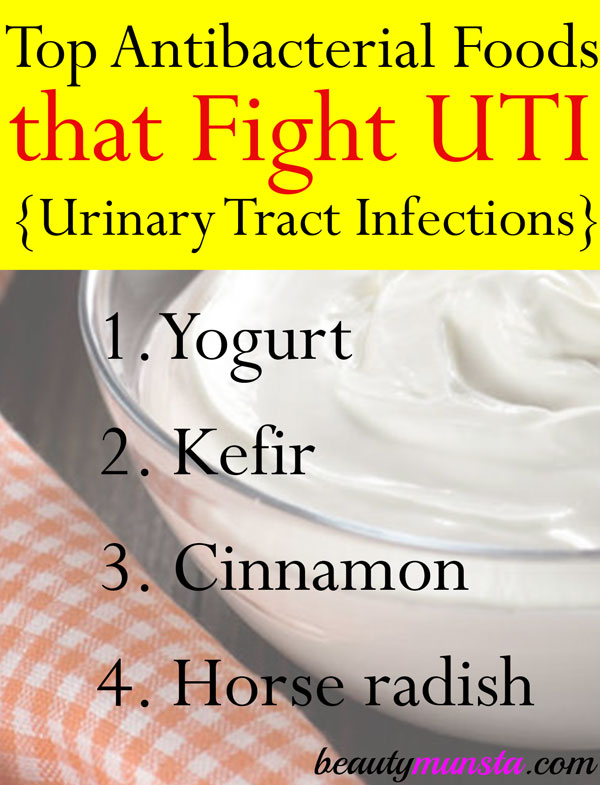 Check out some of the top antibacterial foods for UTI! 