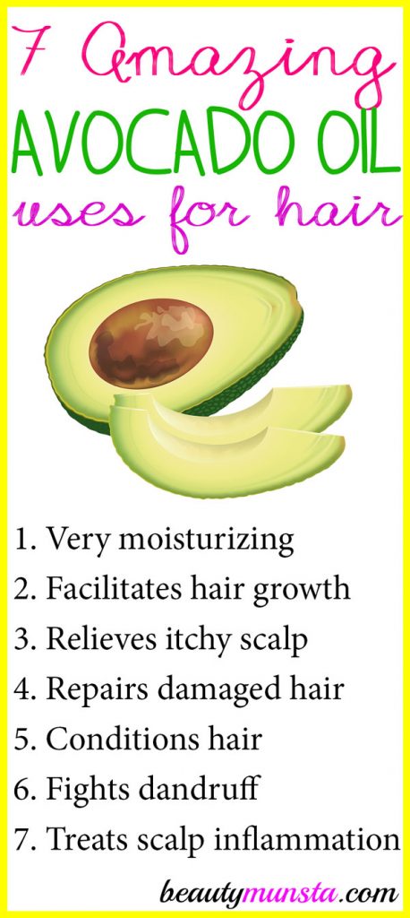 7 Avocado Oil Uses for Hair & How to Use it - beautymunsta