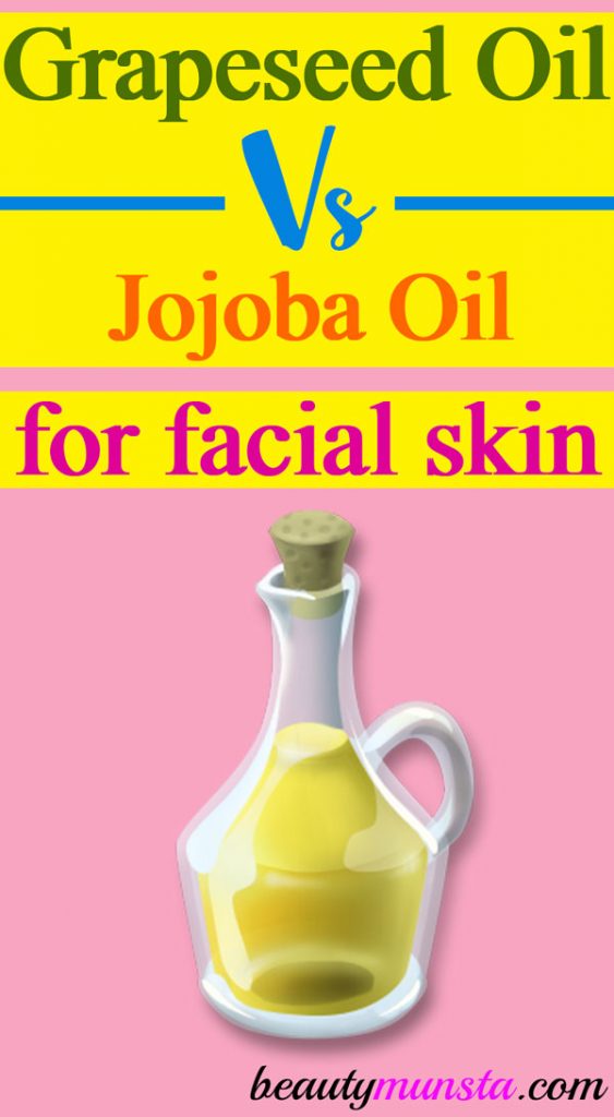 Check out the benefits of grapeseed oil vs jojoba oil for face skin in particular! 