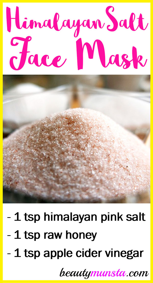 A Himalayan pink salt face mask is just what you need to give your face the detox that it needs! 