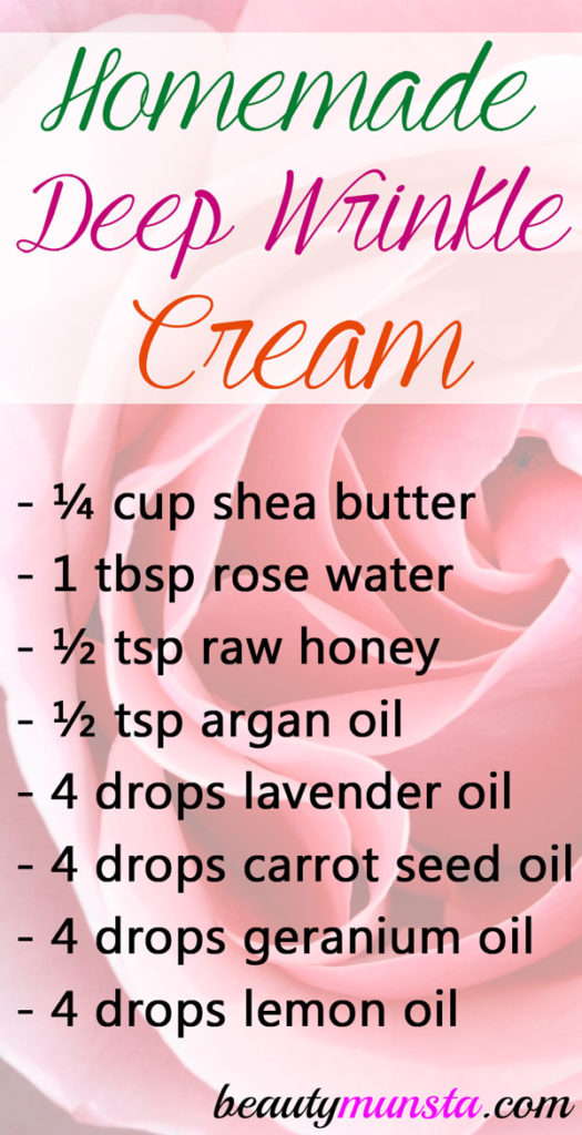 Homemade Deep Wrinkle Cream