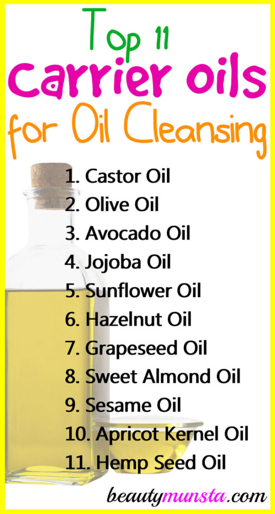 Top Carrier Oils For Oil Cleansing Method Beautymunsta Free Natural Beauty Hacks And More