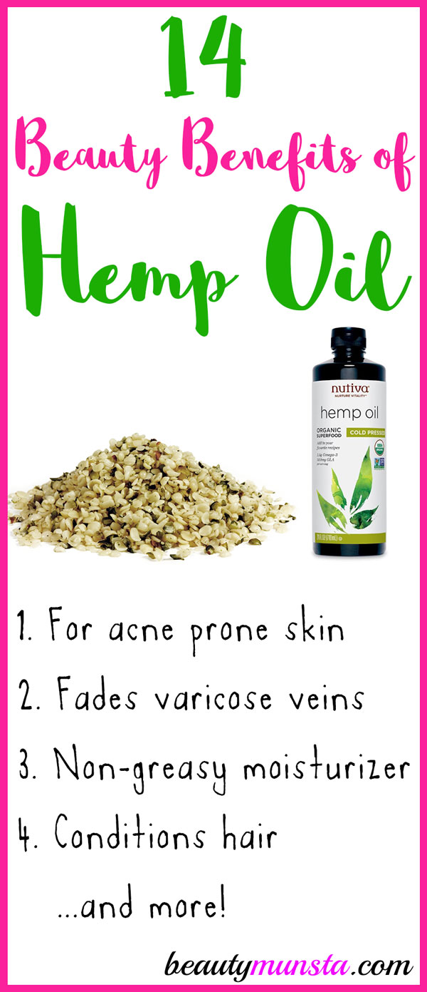 14 Marvelous Beauty Benefits of Hemp Seed Oil beautymunsta