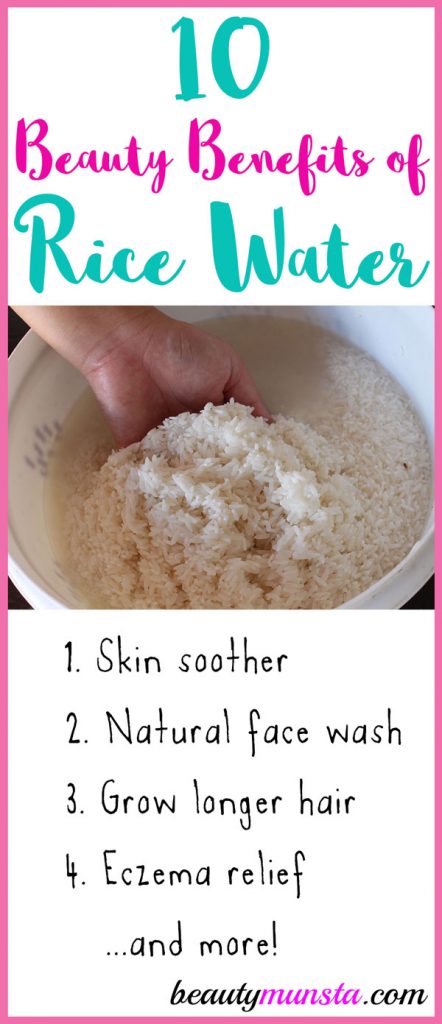 You simply can’t ignore the beauty benefits of rice water! It’s a cheap, accessible and powerful home remedy for many conditions! 