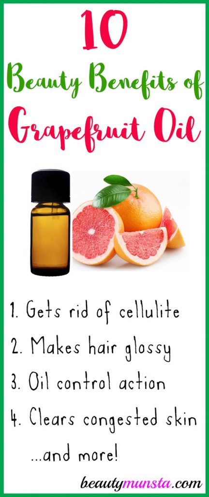 These beauty benefits of grapefruit essential oil will keep your skin and hair looking great! 