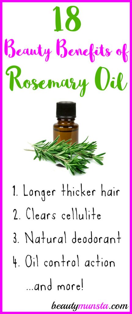 Get to know these striking beauty benefits of rosemary essential oil for better looking skin, hair and more! 