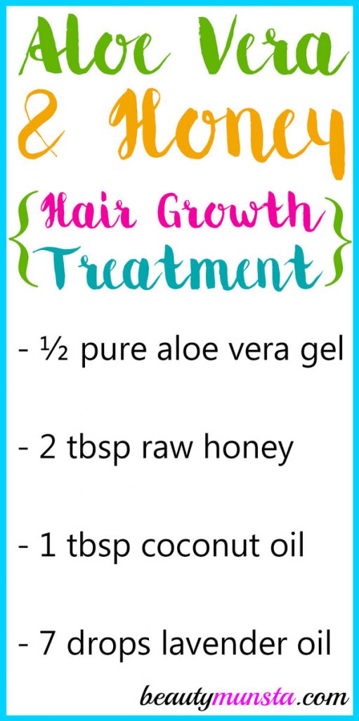 Read on to find out how to use aloe vera and honey for hair growth!