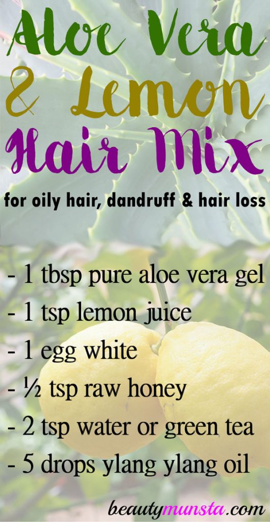 Yes, you can mix aloe vera and lemon for hair care! Watch your hair become beautiful and luscious naturally! 