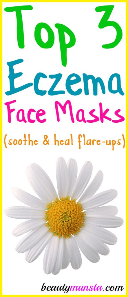 Treat your skin by using any of these 3 healing DIY face masks for eczema! 