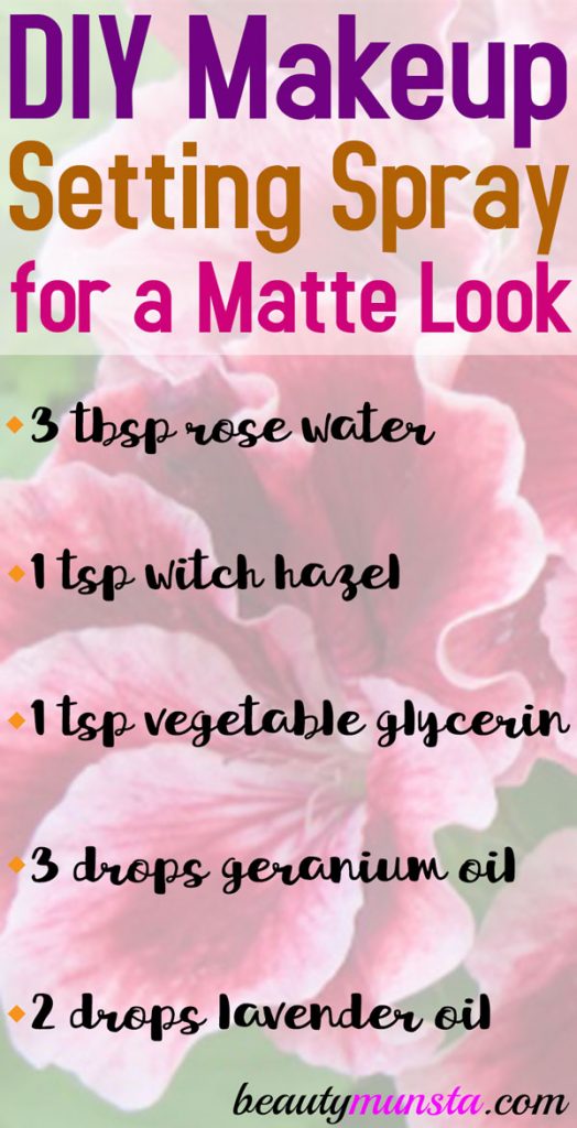 Try this DIY mattifying spray to keep your makeup from melting during summer!