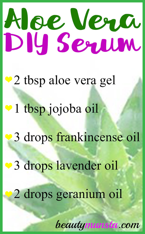 A DIY serum with aloe vera?! You've totally got to try this out!