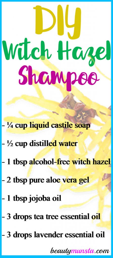 Hey guys! I’m back with another homemade shampoo recipe! Yup that’s right - it’s this DIY shampoo with witch hazel!