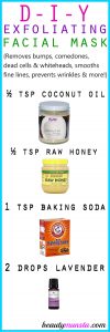 DIY Exfoliating Face Mask with Coconut Oil and Baking Soda