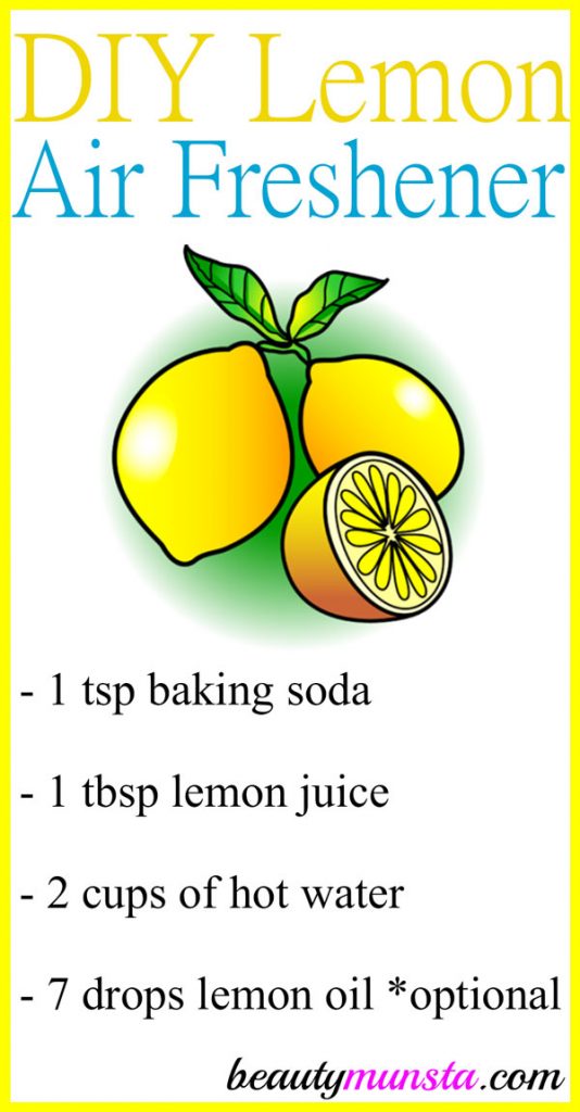 Hey guys! Learn how to make an easy homemade air freshener with lemon juice! 