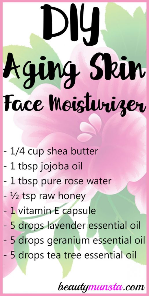 This homemade face moisturizer for aging skin is one of the best things you’ll ever make!