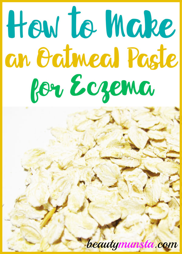 Learn how to make an oatmeal paste for eczema as a natural treatment for soothing relief! 