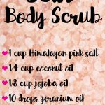 How to Make Body Scrub with Himalayan Pink Salt