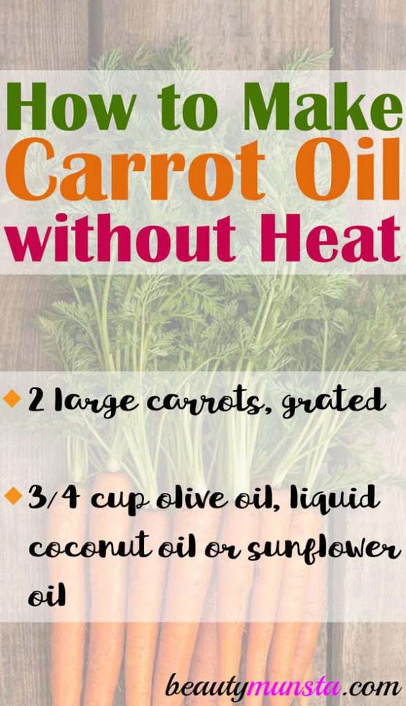 Learn how to make carrot oil without heat at home - yes it’s possible!