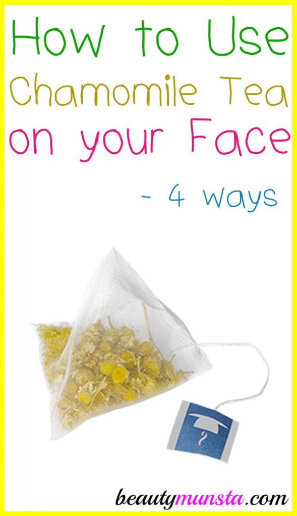 Check out how to use chamomile tea on your face for healthy skin!