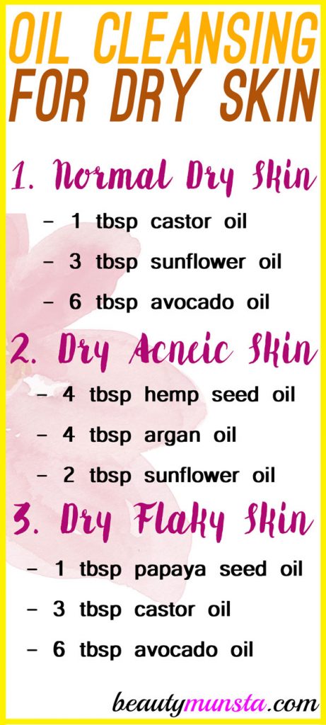 castor oil for face cleansing