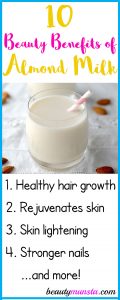 10 Amazing Beauty Benefits of Almond Milk for Skin, Hair & More