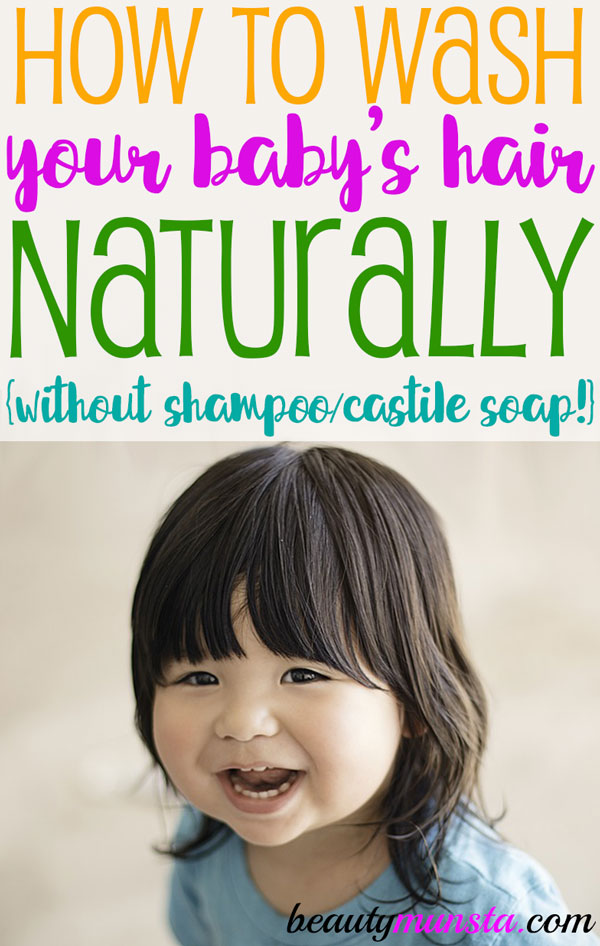 Make DIY baby shampoo (without castile soap) for your baby today! 