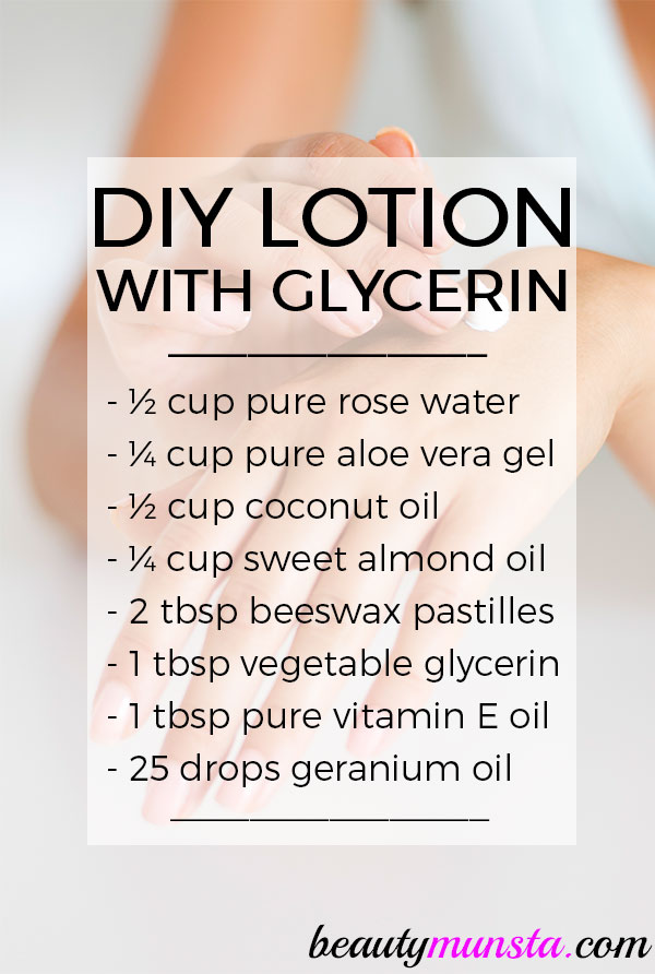 There are several ways to make body lotion at home. In this article, we want to show you how to make body lotion with glycerin. Read on to find out! 