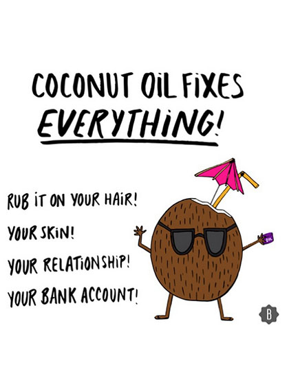 coconut oil funny