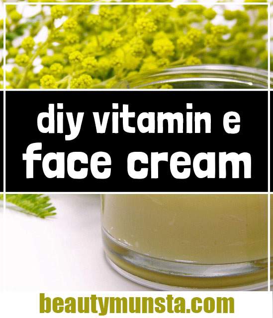 how to make vitamin e face cream