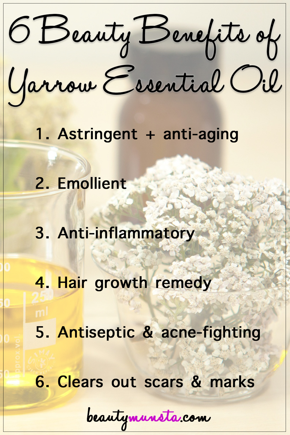 Have you heard about the florally captivating yarrow? There are so many beauty benefits of yarrow essential oil that you should know about!