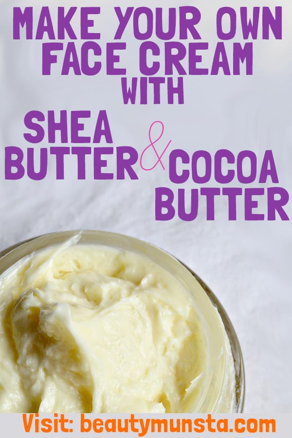 diy cocoa butter face cream