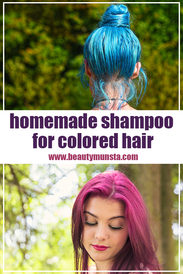 homemade shampoo for color treated hair