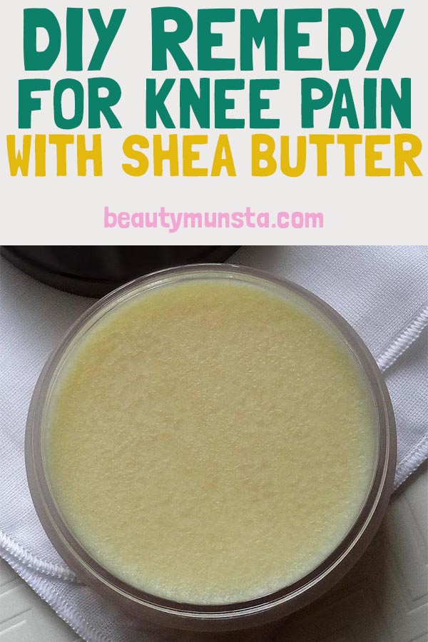 shea butter for knee pain relief