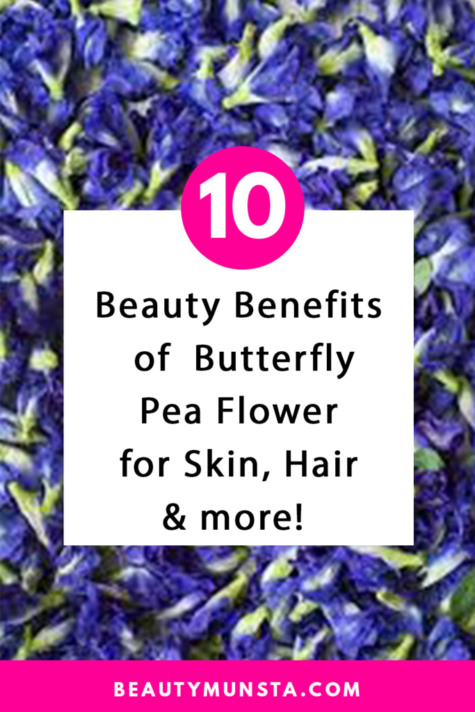 butterfly pea flower benefits for skin and hair